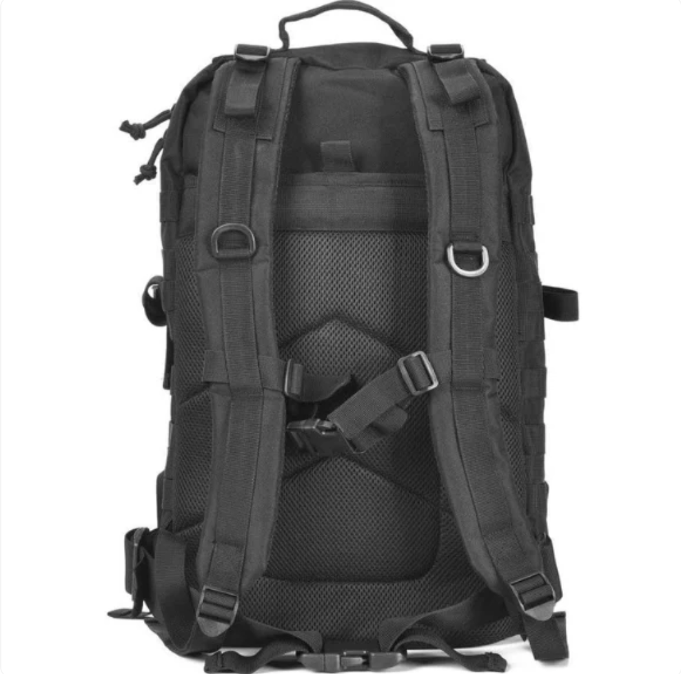 Military Tactical Backpack 40L – MOLLE 3-Day Assault Pack - Black