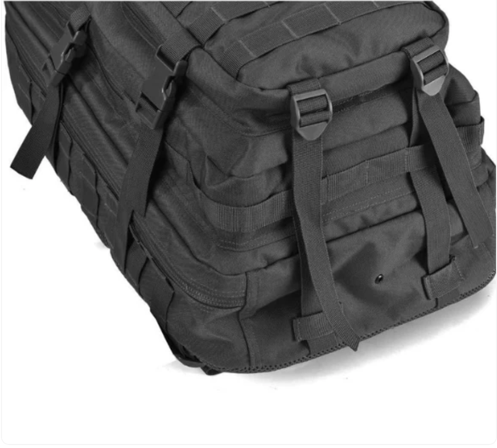 Military Tactical Backpack 40L – MOLLE 3-Day Assault Pack - Black